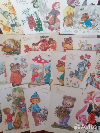 Открытки СССР коллекционные