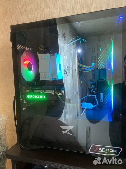 Игровой компьютер с монитором 144