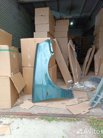 Крыло правое приора серо сине зеленый (Сочи) 360