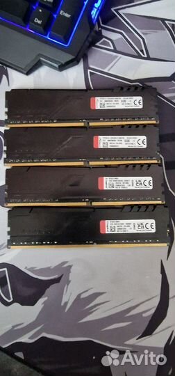 Оперативная память ddr4 xyperx fury, beast