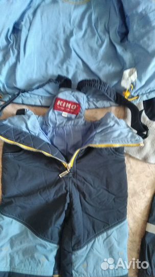 Куртка и комбез kiko весна-осень 80см