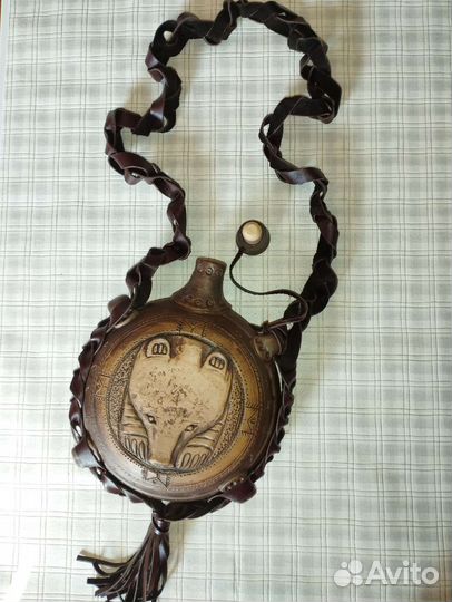 Баклажка фляга керамика ручной работы