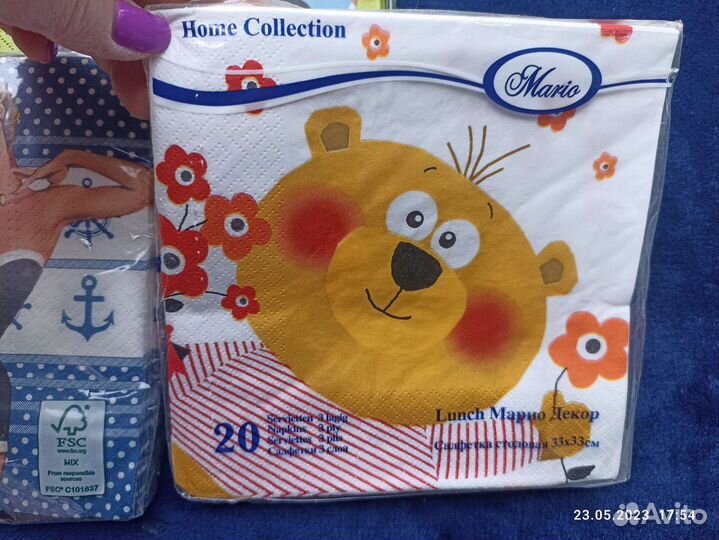 Салфетки бумажные для декупажа