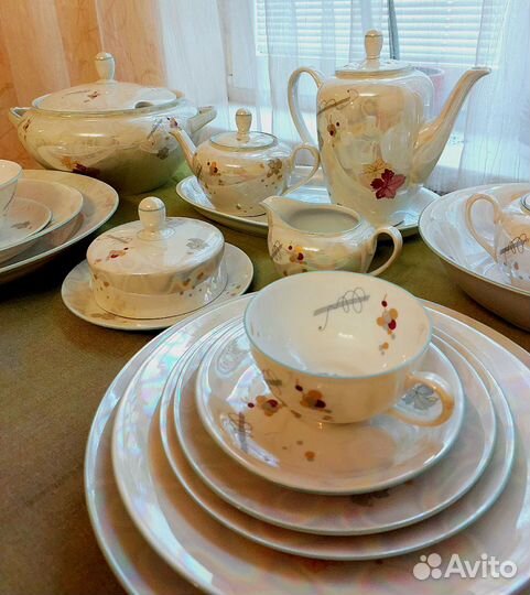 Сервиз столово-чайно-кофейный на 12 персон ГДР