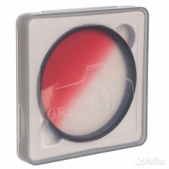 Светофильтр Green-L градиентный красный - 77mm