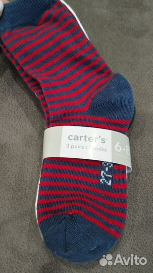 Носки carter's новые 2-6 лет