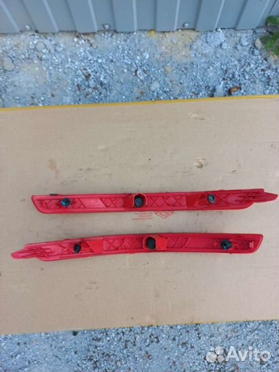 Катафот заднего бампера на Киа Рио 3