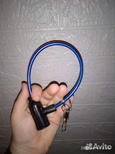 Замок на велосипед и самокат новый (35 и 60см)