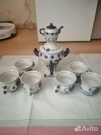 Посуда СССР гжель