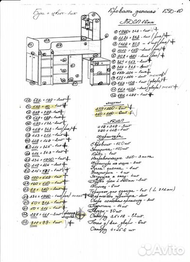 Детская кровать от 3 лет с бортиками