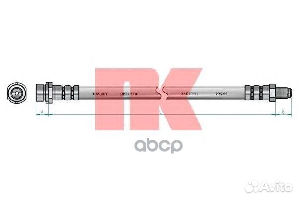 Шланг тормозной 8525133 Nk