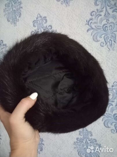 Шапка норковая женская