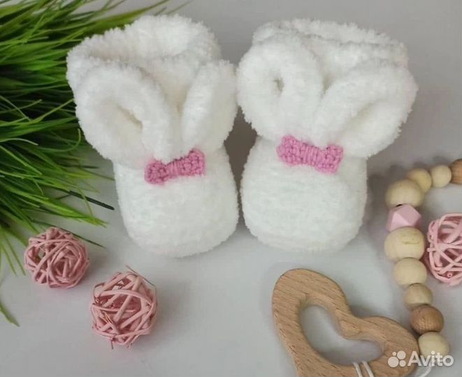 Пинетки с ушками 