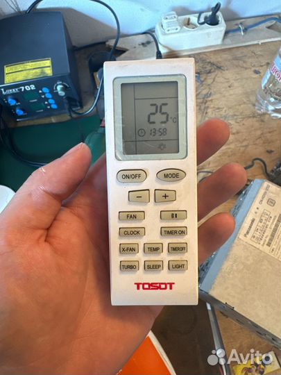 Пушьт кондиционера tosot