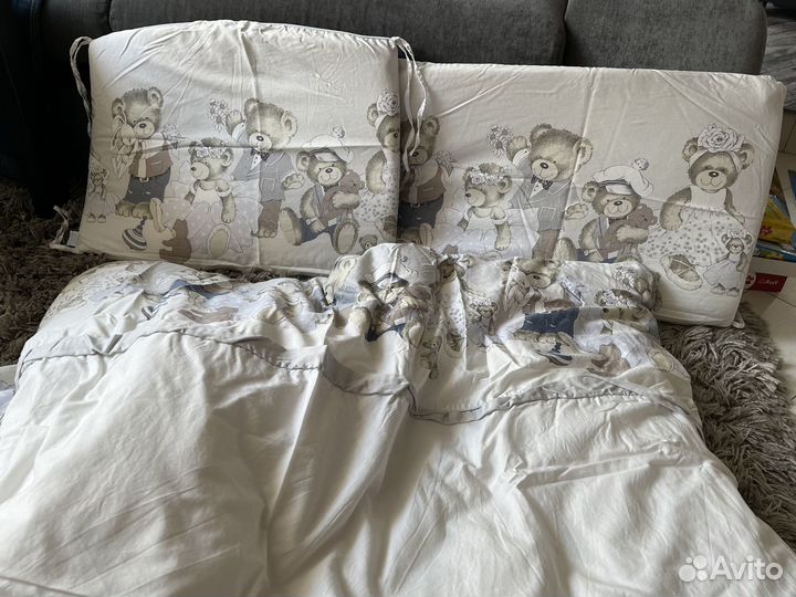 Бортики в детскую кроватку бу