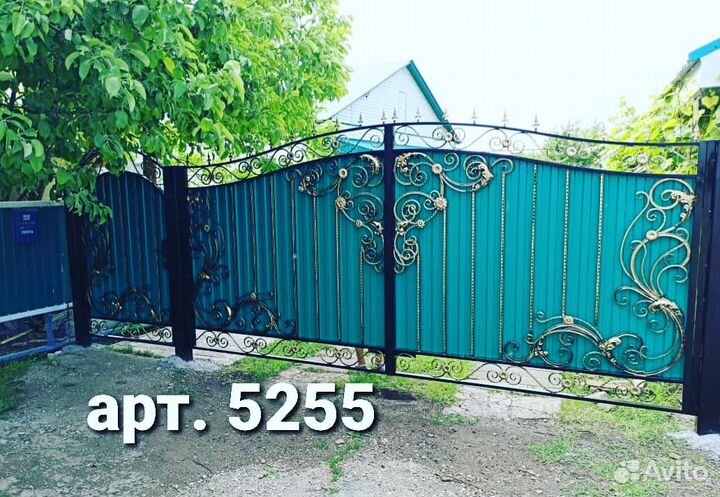 Ворота кованые