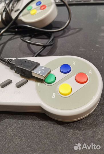 Геймпад nes реплика usb комплект 2шт