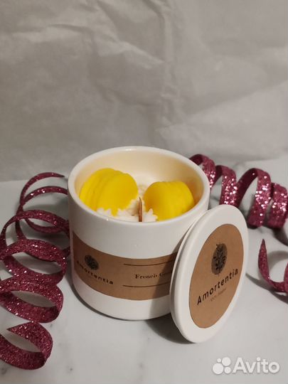 Ароматическая свеча-десерт 