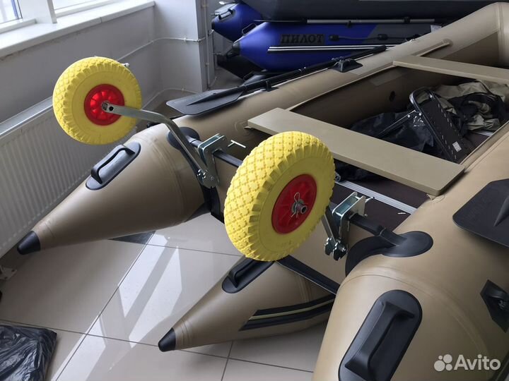 Транцевые колеса на струбцинах усиленные Zilet