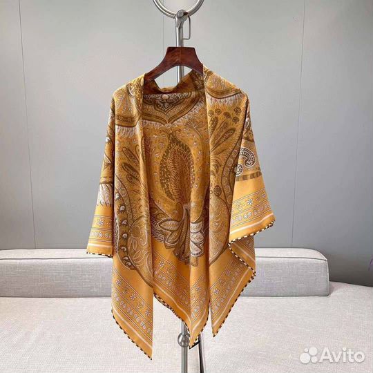 Платок hermesкашемир/шелк140/140см