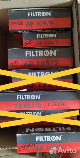 Фильтр воздушный Filtron