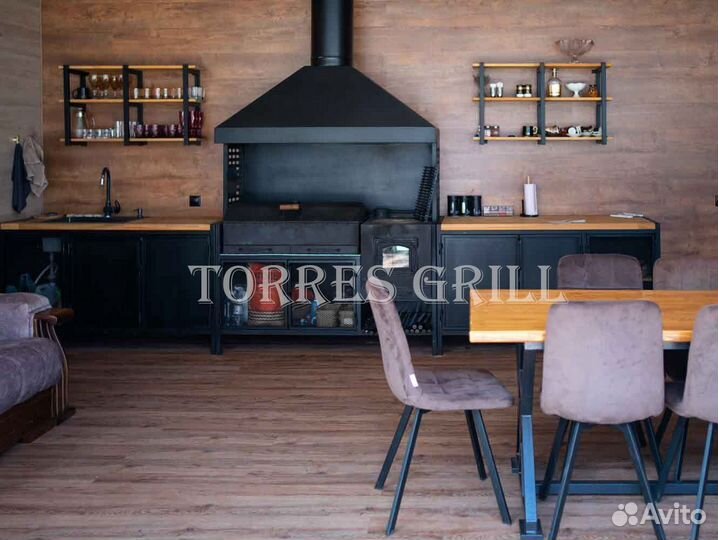 Мангальный комплекс из металла