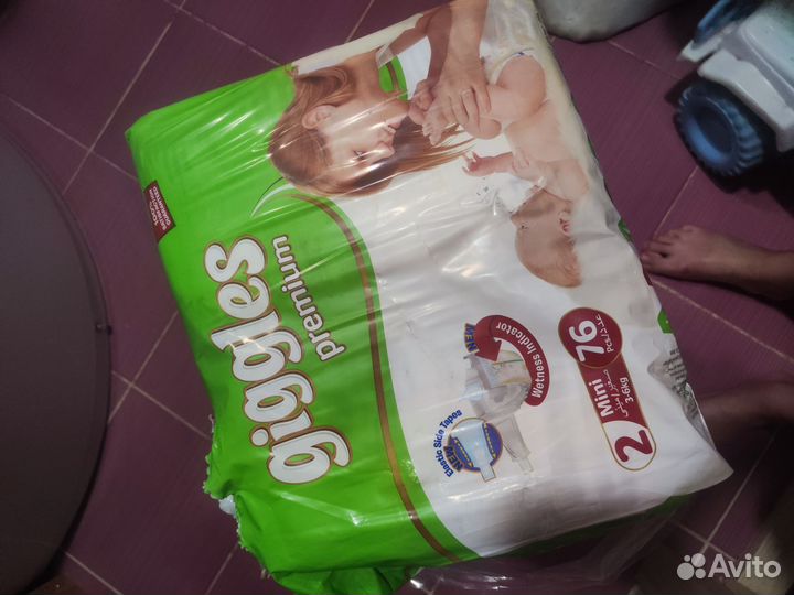 Подгузники 2 (3-6 кг)