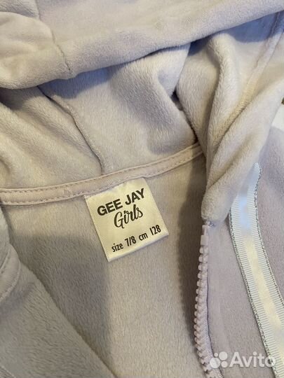 Зип худи велюровое 128