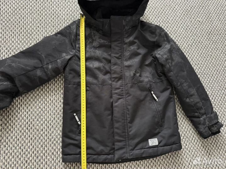 Куртка демисезонная для мальчика 140 утепленная