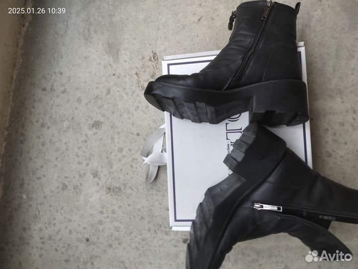 Зимние женские сапоги 38 натуральная кожа