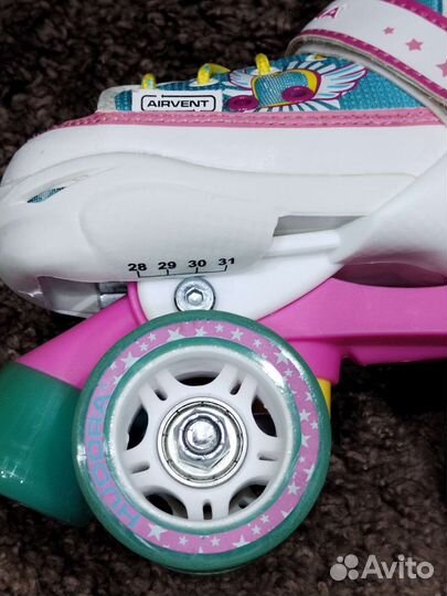 Роликовые коньки детские раздвижные тм hudora