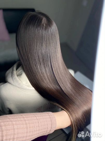 Кератиновое выпрямление ботокс волос