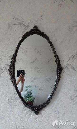 Зеркало винтаж в витой раме