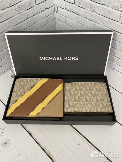 Кошелек+ кардхолдер Michael Kors мужской оригинал