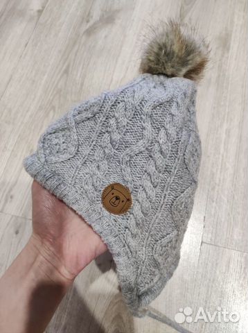 Комплект шапка и варежки демисезон