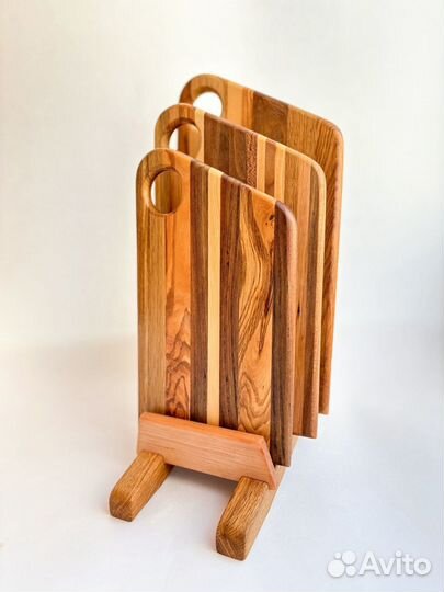 Набор досок разделочных деревянных