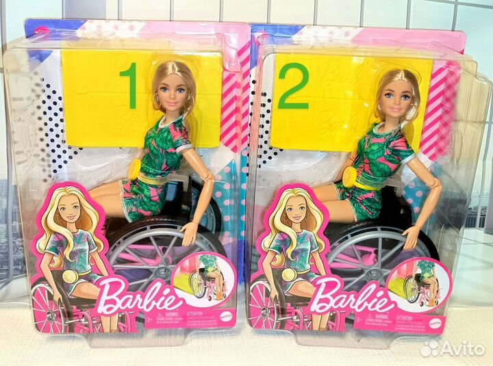 Кукла супершарнирная Барби на инвалидной коляске