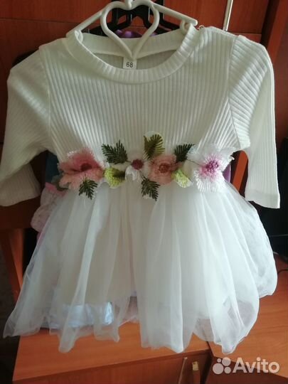 Платье для девочки р 68
