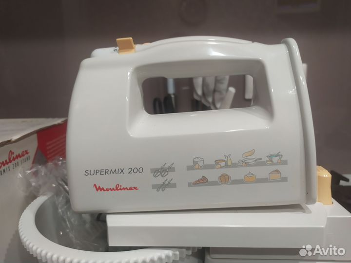 Миксер планетарный moulinex supermix 200