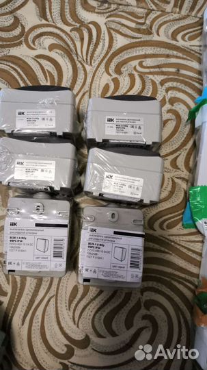 Розетки и выключатели новые