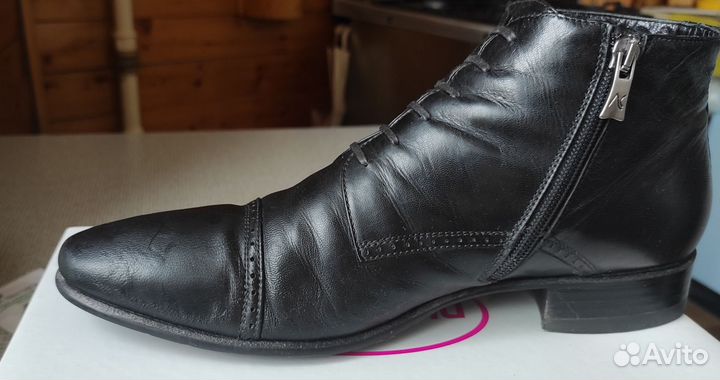 Мужские ботинки на меху Alberto Ciccioli 40р