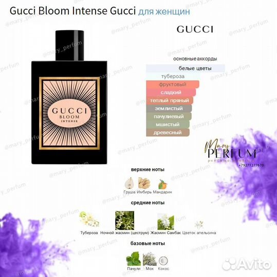 Gucci Bloom Intense Gucci Гуччи Блум Интенс