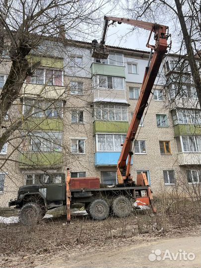 Аренда и услуги коленчатой автовышки-вездехода, 22 м