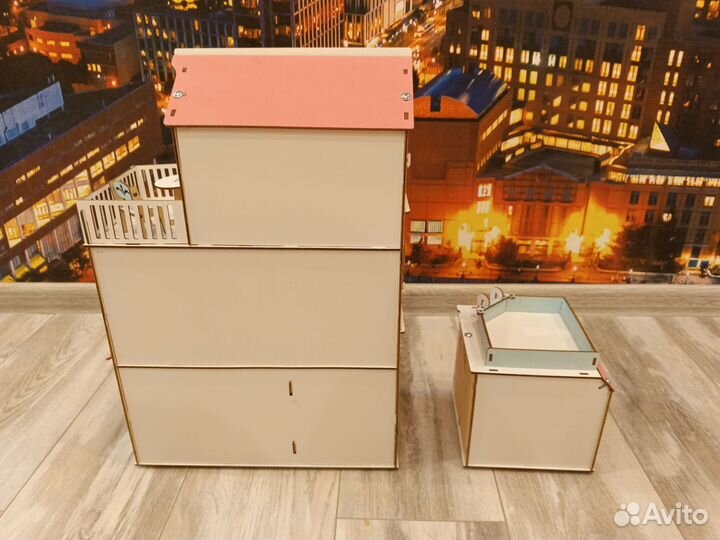 Кукольный домик с гаражом