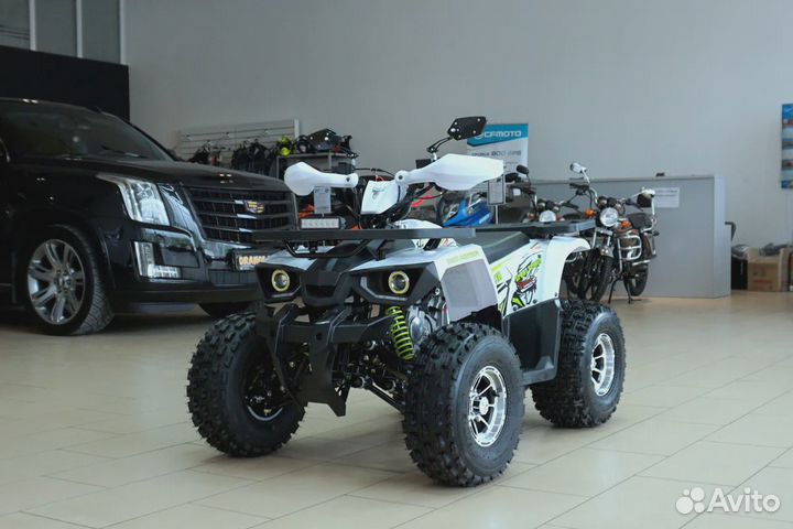 Квадроцикл Avantis Hunter 8 New Premium бело-зелен