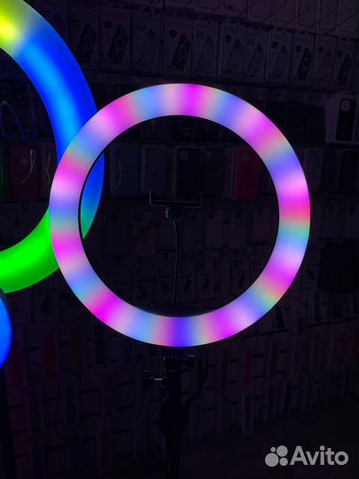 Кольцевые лампы RGB