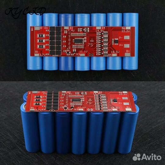 Модуль BMS 6S, 7S, 10S, 13S 15/20/30A, контроллеры