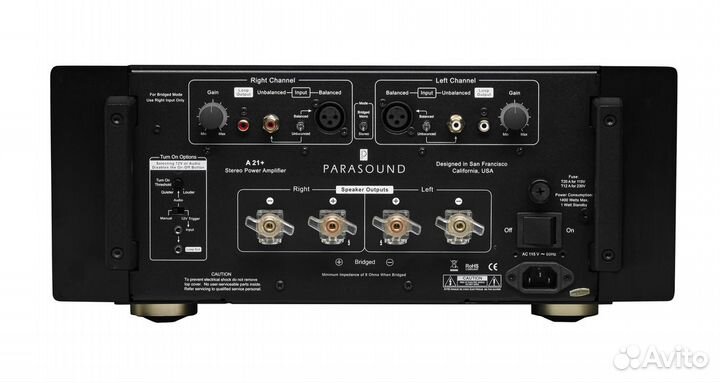 Усилитель мощности Parasound A21+ black