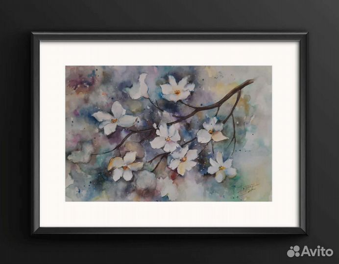 Картина акварелью 30х40, авторская работа