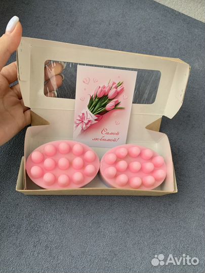 Мыло массажное ручной работы